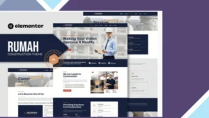 Rumah - Construction Theme Elementor Template Kit