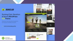 Runclub - Running Club, Marathon & Sports Elementor Template Kit