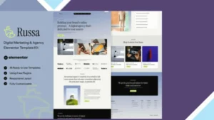 Russa - Digital Marketing and Agency Elementor Template Kit