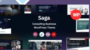 Saga - Business Consulting WordPress Theme