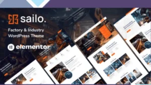 Sailo - Factory and Industry WordPress Theme