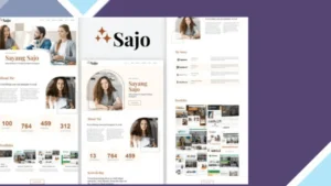 Sajo - Personal Portfolio Elementor Template Kit