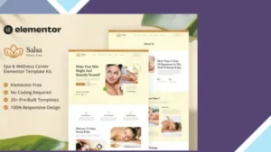 Salsa - Beauty and Spa Elementor Template Kit