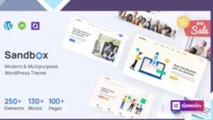 Sandbox - Modern and Multipurpose WordPress Theme