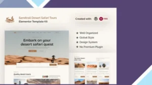 Sandtrail - Desert Safari Tours Elementor Template Kit