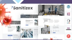 Sanitizex - Sanitizing and Cleaning Services WordPress Theme