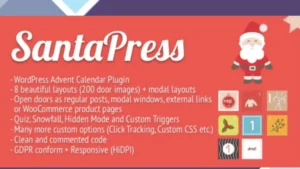 SantaPress - WordPress Advent Calendar Plugin and Quiz Download