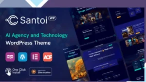 Santoi - AI Agency and Technology WordPress Theme
