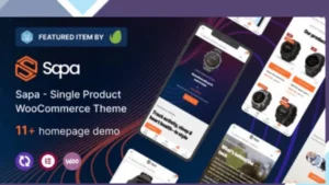 Sapa - Product Landing Page WooCommerce Theme