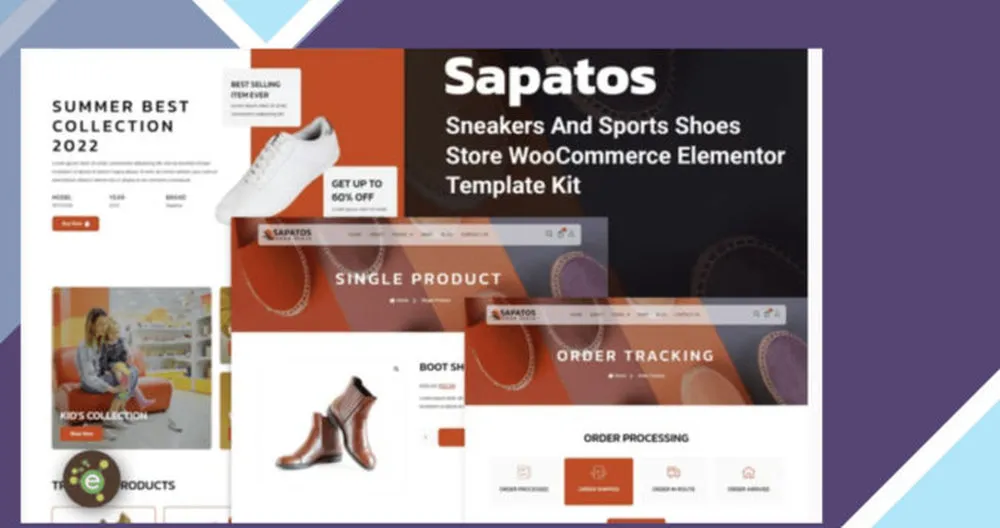 Sapatos - Sneakers and Sports Shoes Store WooCommerce Elementor Template Kit 1 Sapatos - Sneakers and Sports Shoes Store WooCommerce Elementor Template Kit