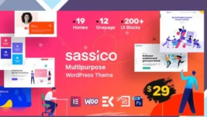 Sassico Saas Startup Agency Theme