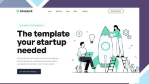 Sasspark - Startup WordPress Theme