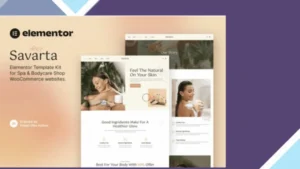 Savarta - Spa and Bodycare Shop Elementor Template Kit