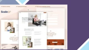 ScaleUP - Business Coaching Elementor Template Kit