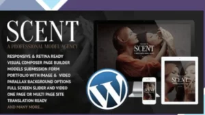 Scent - Model Agency WordPress Theme
