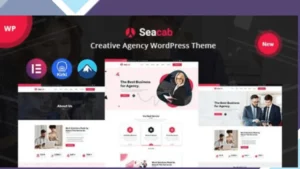 Seacab - Creative Agency WordPress Theme