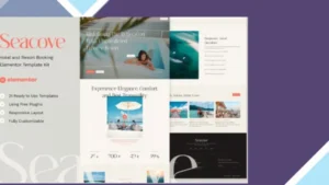 Seacove - Hotel and Resort Booking Elementor Template Kit