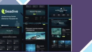 Seadive - Scuba Diving Centre Elementor Template Kit