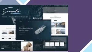 Seagale - Yacht Club and Boat Rental Elementor Template Kit