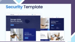 Wordpress Tools 13 Secuger - Home Security Elementor Pro Template Kit