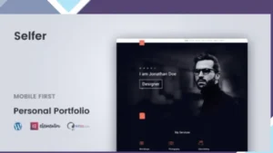 Selfer - Minimal Personal Portfolio WordPress Theme