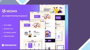 Wordpress Tools 15 SeoMx - Seo and Digital Marketing Elementor Template Kit