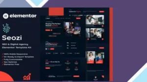 Wordpress Tools 13 Seozi - SEO and Digital Marketing Agency Elementor Template Kit