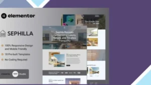 Wordpress Tools 14 Sephilla - Premier Villa Showcase Elementor Template Kit