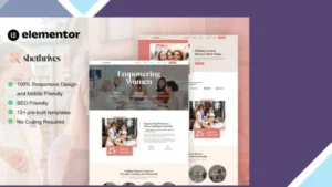 SheThrives - Feminine Business Elementor Pro Template Kit