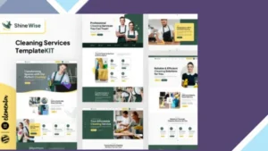 Shinewise - Cleaning Services Elementor Template Kit