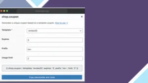 ShopMagic Customer Coupons