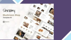 Shroomy - Mushroom Shop Elementor Template Kit