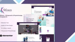 Sifoxen - Chiropractic and Physiotherapy Template Kit