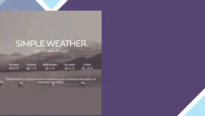 Simple Weather Plugin