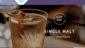 SingleMalt - Drink Store WordPress Theme