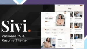 Sivi - Personal CV-Resume WordPress Theme