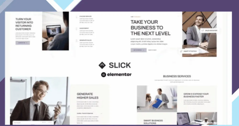 Slick - Multipurpose Business and Marketing Agency Elementor Template Kit