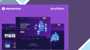 Smart ICO - Crypto Currency Elementor Pro Full Site Kit