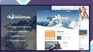 Snow Mountain - Ski Resort and Snowboard School WordPress Theme