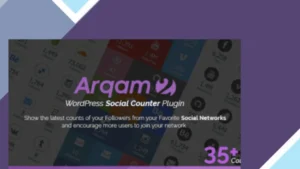 Social Counter Plugin for WordPress - Arqam