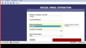 Social Email Extractor