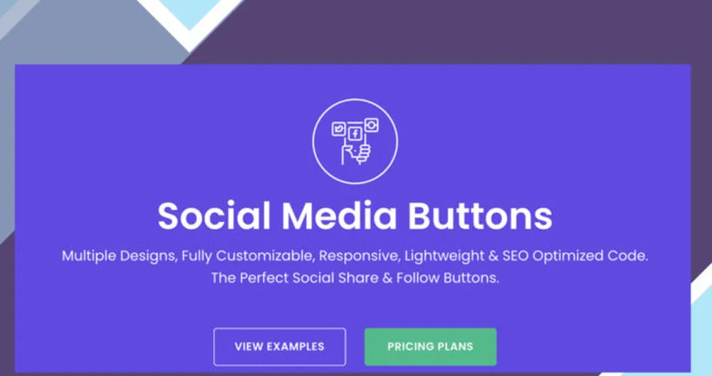 Social Media Share and Follow Buttons