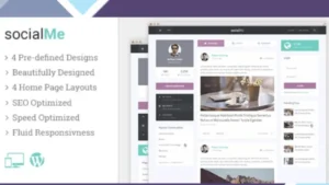 SocialMe - WordPress Theme