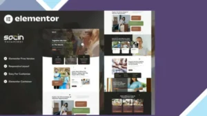 Socin - Volunteer and Charity Elementor Template Kit