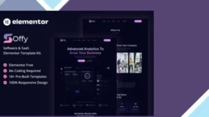 Soffy - Software and SaaS Elementor Template Kit