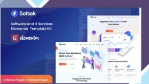 Softek - Software IT Solutions Elementor Template Kit