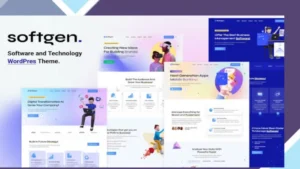 Softgen - Software and Technology WordPress Theme