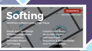 Softing - WordPress Software Landing Page Theme