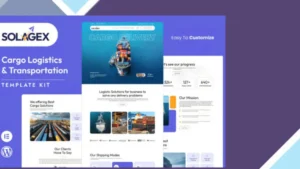 Solagex - Logistics and Transportation Elementor Template Kit