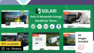 Solari - Ecology and Solar Energy WordPress Theme
